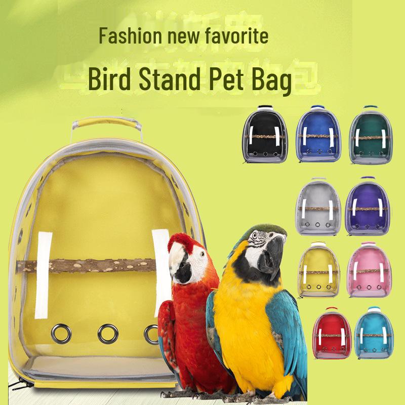 Сверхлегкий прозрачный рюкзак-переноска для птиц и домашних животных