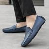 Модные туфли для вождения из натуральной кожи, мужские туфли, весна-осень, мягкие повседневные деловые туфли в горошек, мужские туфли на плоской подошве, мокасины мужские