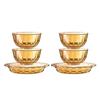 LocknLock Crystal Amber 6-Piece Food Storage Set