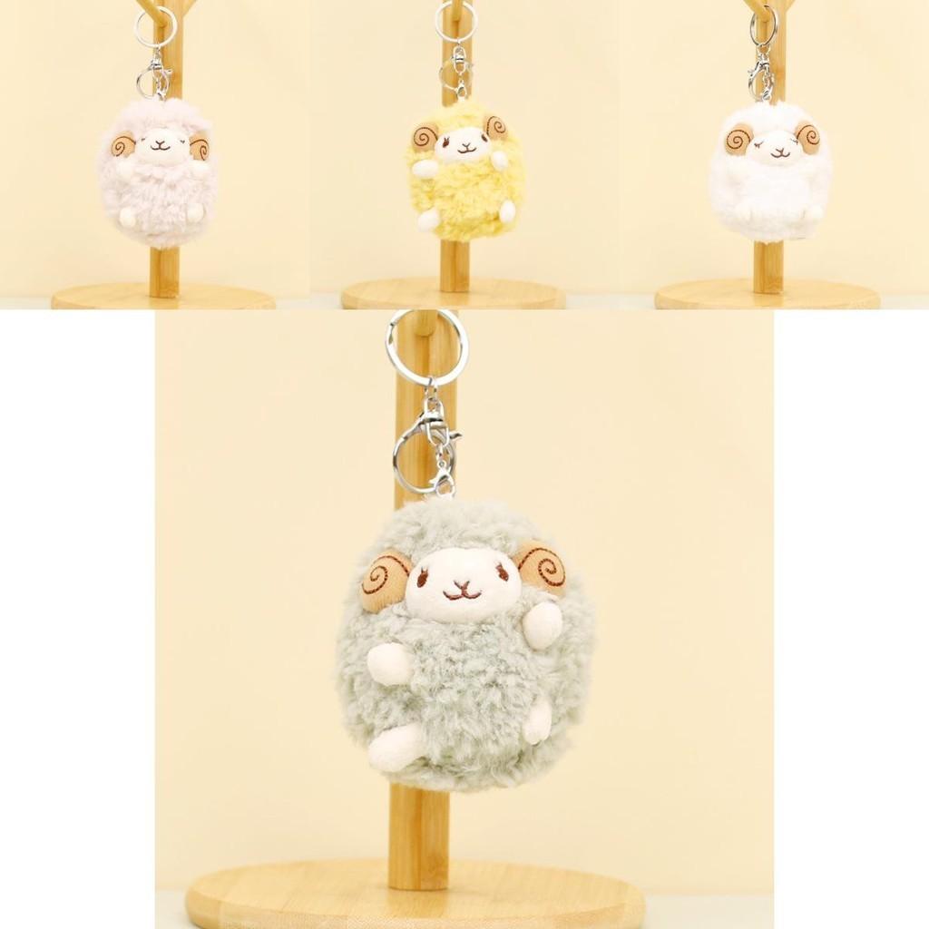 Милый мультяшный плюшевый брелок в виде овечки, мягкая набивная кукла, подарок для пары