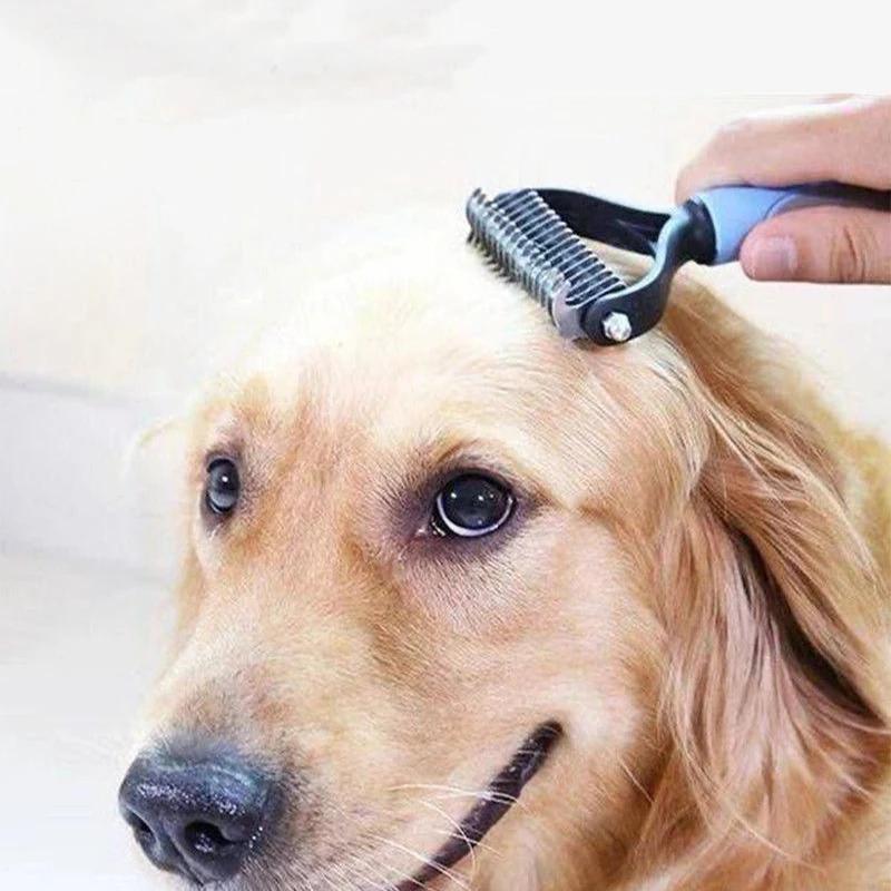 Щетка для удаления шерсти у домашних животных, средство для удаления колтунов у домашних животных, расчески для кошек, расчески для удаления шерсти, средства для ухода за собаками, средства для линьки