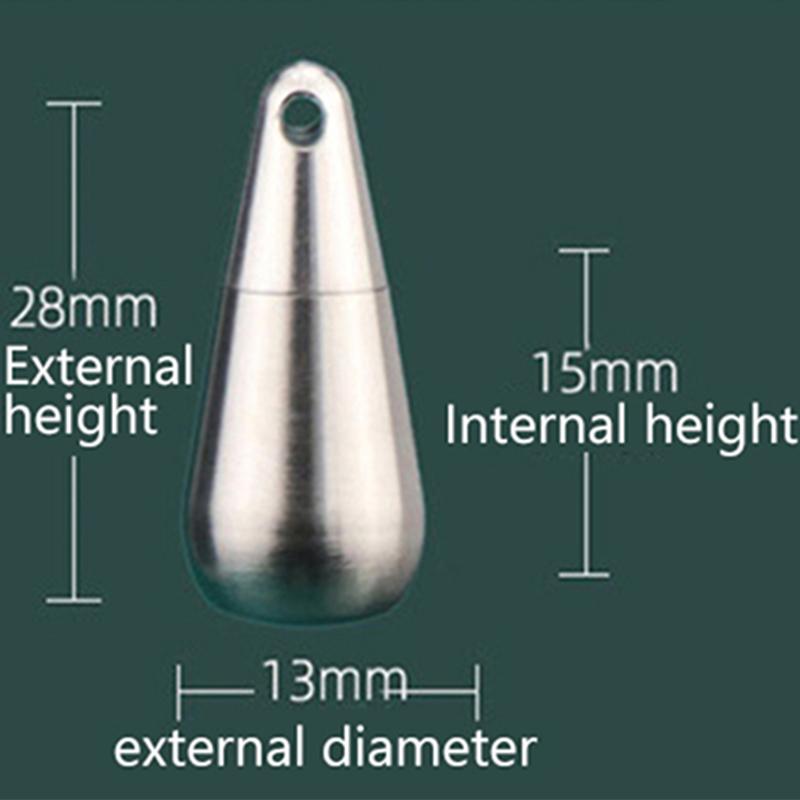 Мини-водонепроницаемый чехол для таблеток, титановый герметичный ящик для хранения медицинских таблеток, органайзер, контейнер для лекарств, инструмент для первой помощи на открытом воздухе, для путешествий