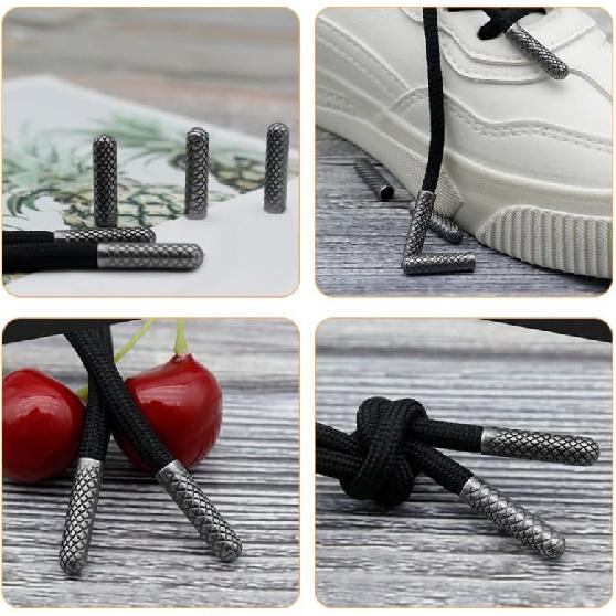 VALICLUD Аксессуары для шляп Наконечники для шнурков Пряжка для шнурков 10 шт. Металлические эглеты Замена Концы шнурков Колпачки для шнурков толстовки Наконечники для шнурков