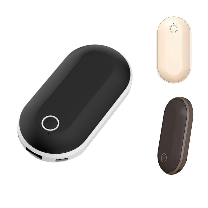 Грелки для рук перезаряжаемые, 5000 мАч электрическая портативная карманная грелка, теплотерапия отлично подходит для улицы, охоты, гольфа