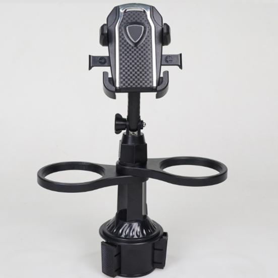 Автомобильный подстаканник, расширительный лоток, вращающийся на 360 градусов, устойчивый к сотрясениям, универсальный, простой в установке, автомобильный поднос для еды, держатель для мобильного телефона