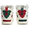 Fila Fusion Desperado Рождественские Кроссовки для Баскетбола Женские Белые Красные с Круглым Носком На Шнуровке Средней Высоты T12W313211FAC