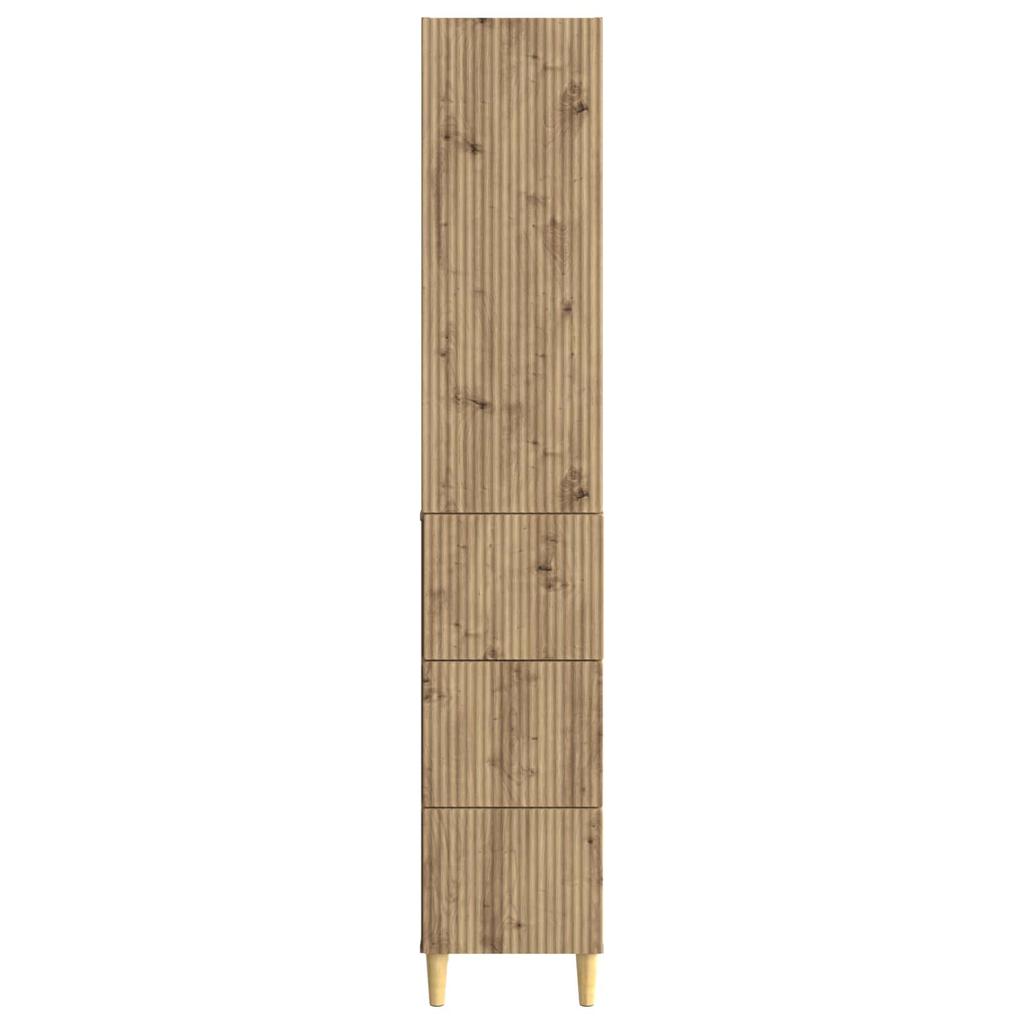Cabinet Set 2 pcs 33 x 34.5 x 90 cm Particleboard