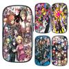 Danganronpa Monokuma Pencil Case Korean Pouch for Girls Large Capacity Pen Box Organizer School Supplies Office Accessories Stationery Bag