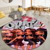 Круглый ковер Bratz, Ковер для гостиной, спальни, дивана, игровой комнаты, Декор, Нескользящий коврик для пола 39