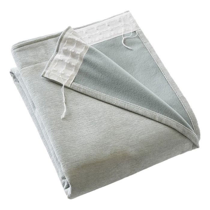 Rideau occultant phonique et thermique doublé polaire galon fronceur "Bjorn" 100% opaque Le fil d'Ariane - Bjorn Eucalyptus - 1 Pann