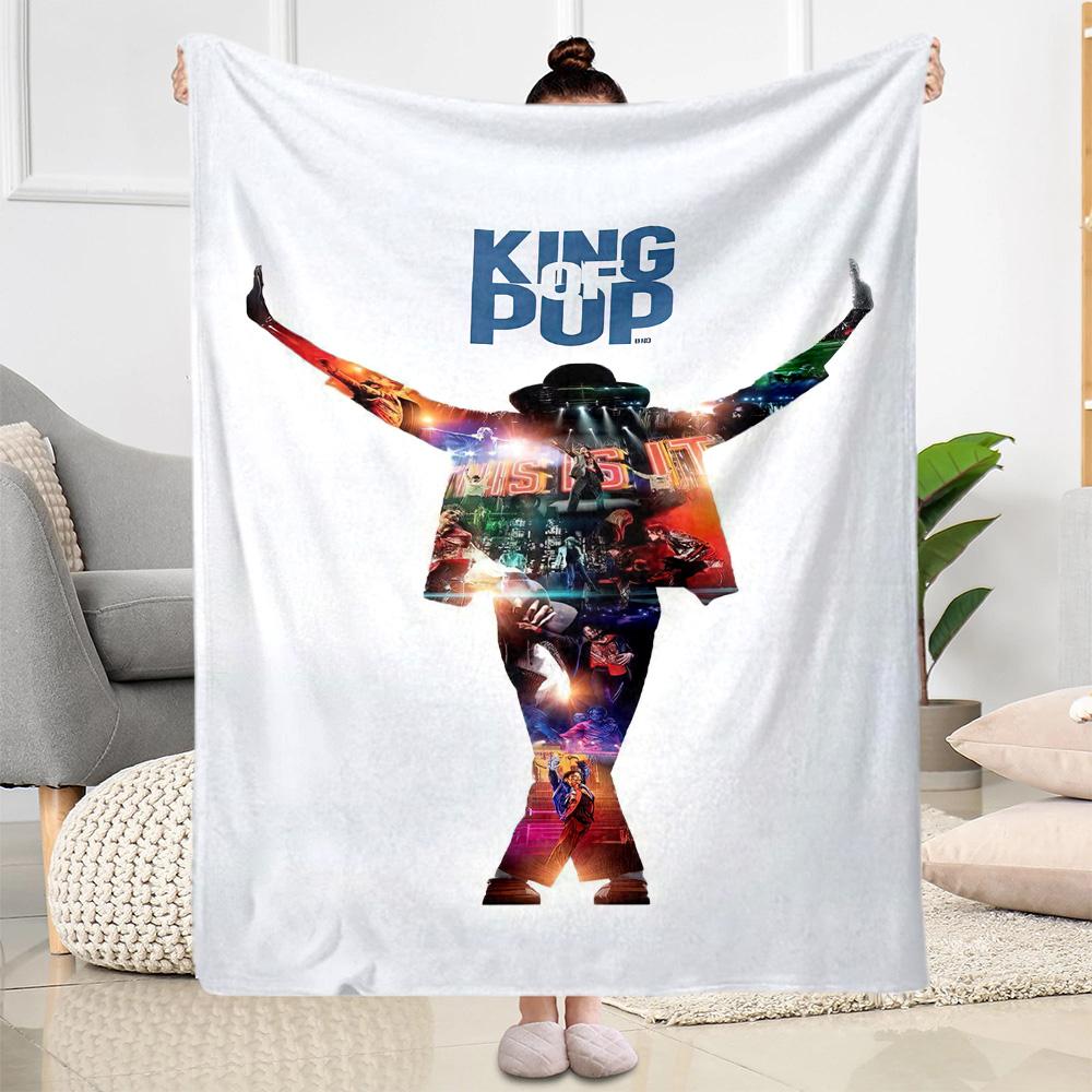 Michael Jackson 166 Blanket Soft & Cozy Great for Couch Livingroom Sofa for All Occasions Warmthful Decor Ideal Gift For Birthday Valentine'S Day