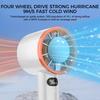 For Camping Hiking Fishing Portable Hand Fan Ice Induced Eddy Current Fan Mini Pocket Summer Cooling Wireless Air Circulators