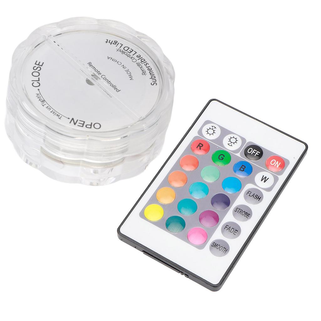 10LED Chip Knob Пульт дистанционного управления Дайвинг Светильник Водонепроницаемый Аквариум Светильник Принадлежности для освещения