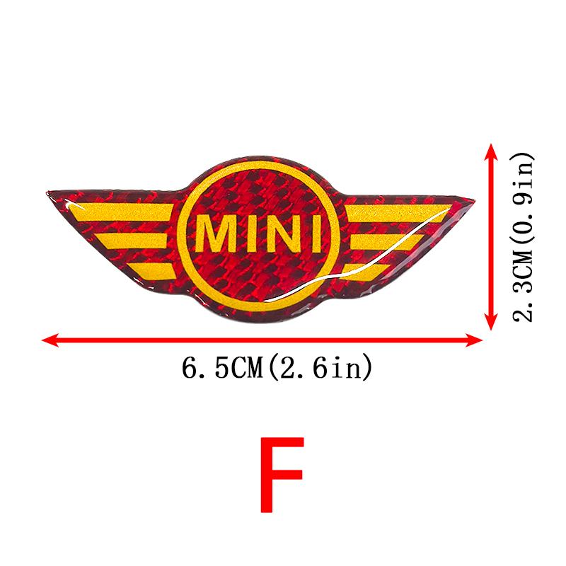 1 шт. Стиль автомобиля Наклейки-значки на руль Для MINI Cooper Countryman One S JCW R53 R55 R56 R50 R52 F56 F60 F54 F55 gzpxv22