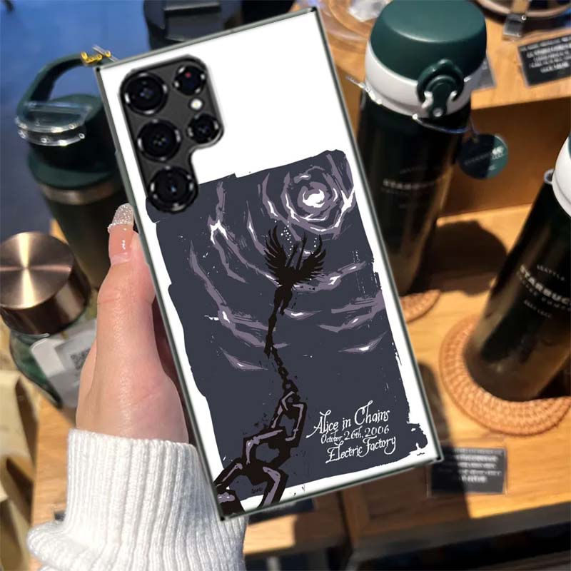 Чехол для телефона Rock Band Alice In Chains для Samsung Galaxy S26 Ultra S25 Edge S24 S23 FE S21 Plus S20 S22 S10 Cover TPU Capa