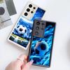 Крутой синий чехол для футбола для Samsung Galaxy S26 Ultra S23 FE S20FE S25 S22 S21 S24Ultra S24 Plus S25 Edge