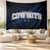 Настенный гобелен Dallas Cowboys, Настенное панно из мягкой ткани, Декоративный фон для спальни, Настенное искусство для дома