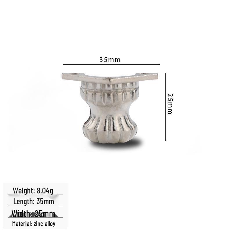 Zinc Alloy Tiger Paw Wooden Box Decorative Furniture Feet for Cabinet or Table