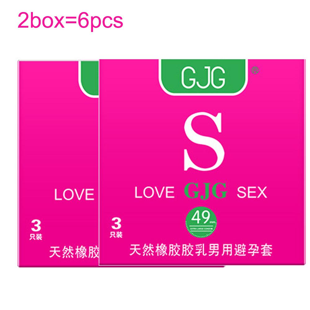 Ультратонкий маленький презерватив 49 мм, безопасный секс, супер гладкий прозрачный презерватив из натурального латекса, секс-продукт для взрослых