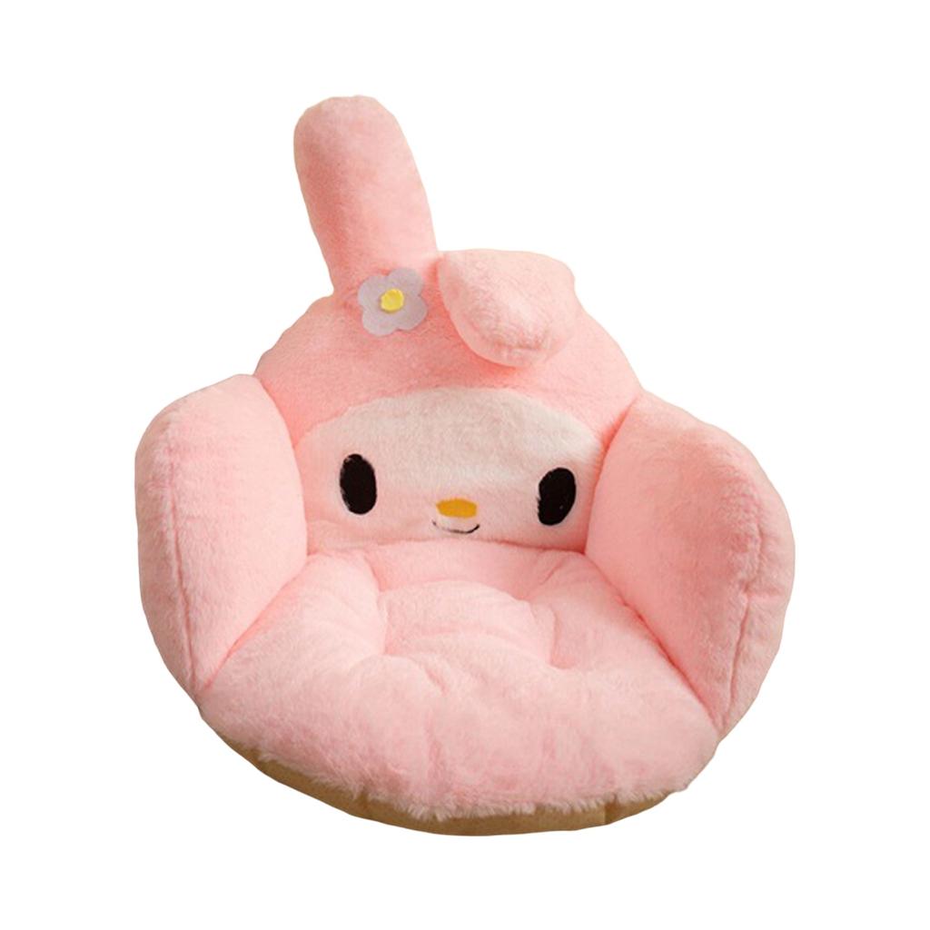 Cute Plush Chair Cushion Lazy Sofa Backrest Integrated