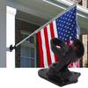 Flag Pole Holder Heavy Duty Flag Pole Mounting Bracket 45-degree Angle Metal Flag Mount for Outdoor Wall Porch House Boat Flag Banner Mounting