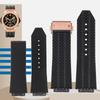 Ремешок для HUBLOT BIG BANG Силиконовый 25*17мм 26*19мм Водонепроницаемый Мужской Ремешок для Часов Цепочка Часы Резиновый Браслет Наручный
