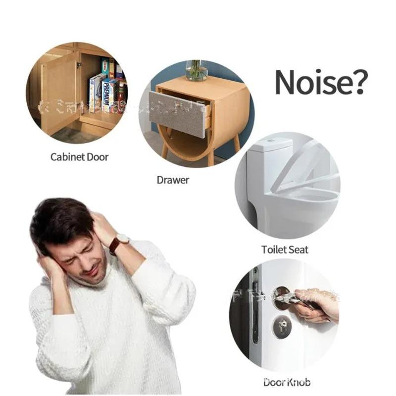 100 шт. Самоклеящиеся резиновые амортизаторы Mense Противоскользящие Буферные наклейки Круглые силиконовые противоскользящие накладки Дверной упор