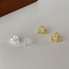 Легкие роскошные высококачественные серьги из фольги с подвесками Love Zircon, серьги с необычной текстурой в форме сердца