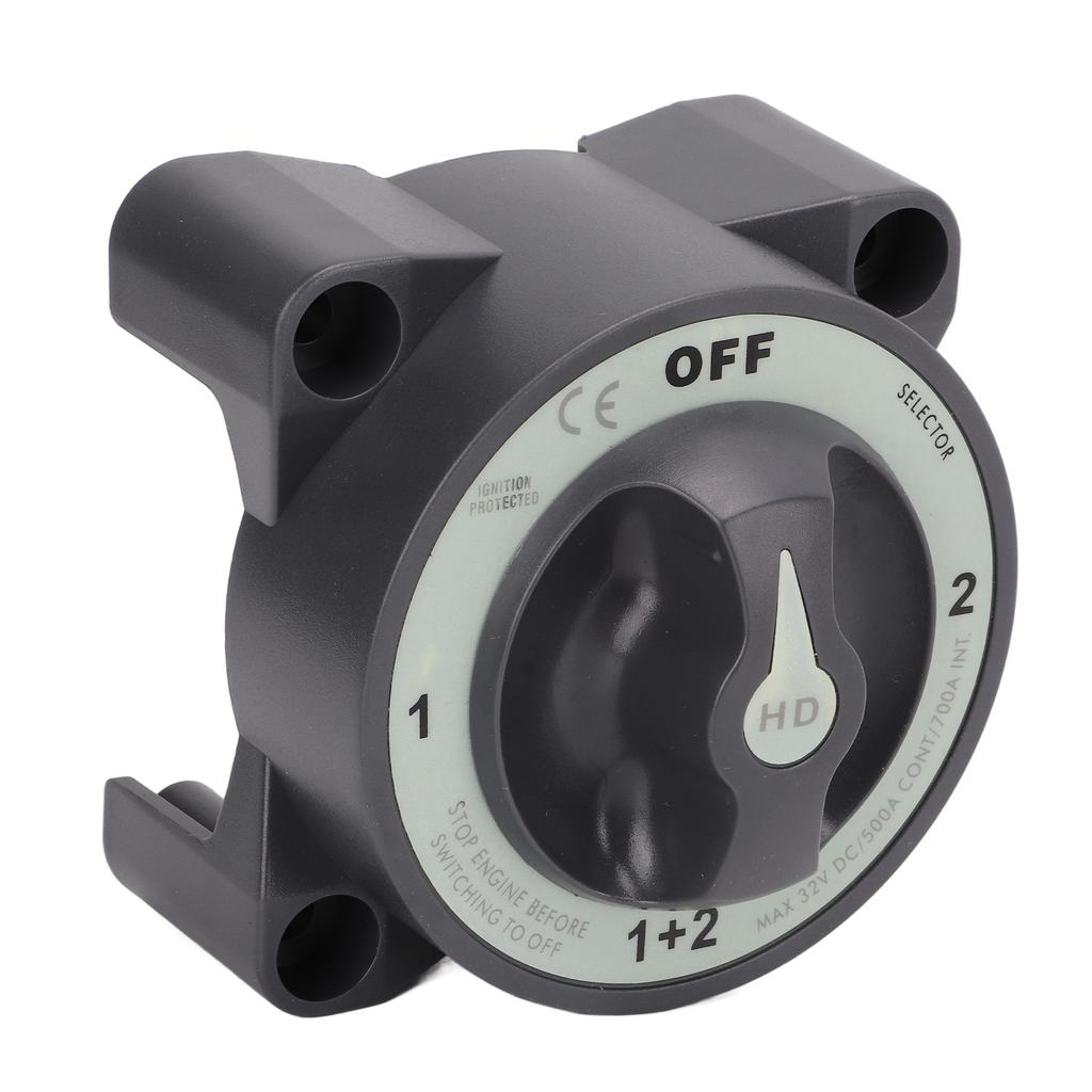 500A морской выключатель аккумулятора, мощный 4-позиционный переключатель аккумулятора для автодома