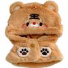 Fluffy Animal Costume for 10cm Tiger Stuffed Animal Costume Accessory Otaku Doll Mascot Kpopdoll Costume [used]