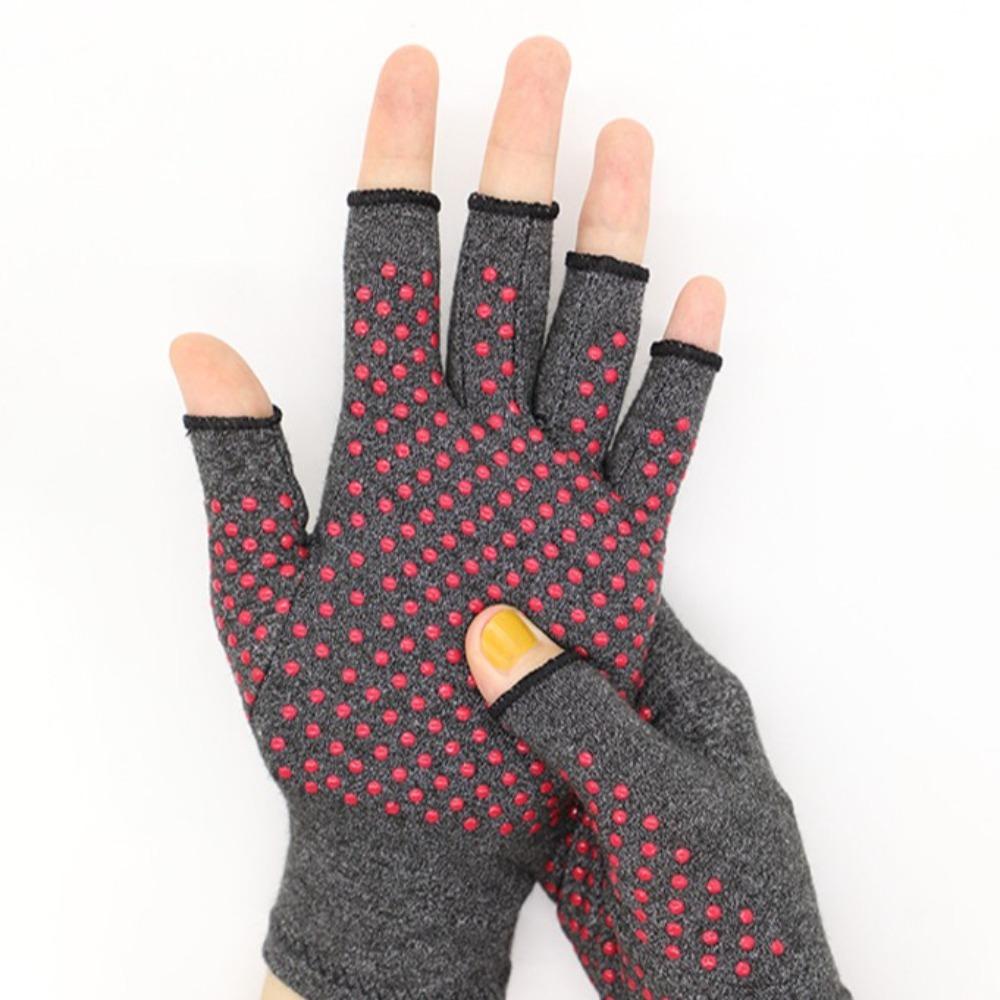 Безпалые компрессионные перчатки для снятия боли в руках, противоартритные, сенсорные, эластичная терапевтическая повязка на запястье