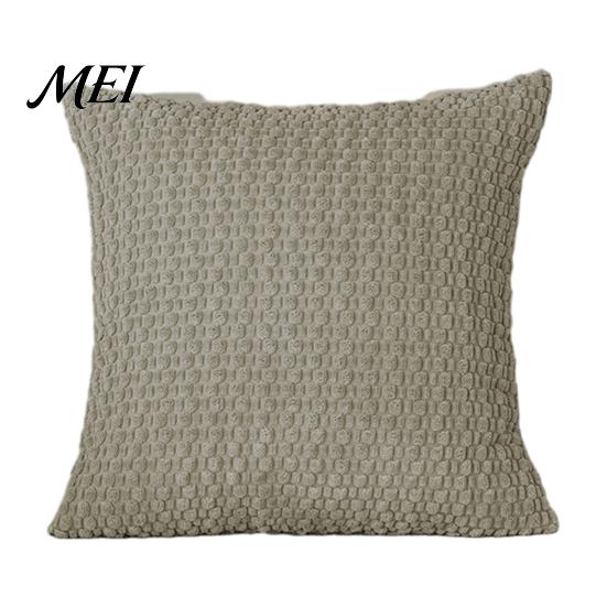 Three-dimensional Bubble Texture Pillow Solid Color Cover, Soft Breathable Throw Case, Modern Minimalist Home Non-static Cushion Cover Decor,