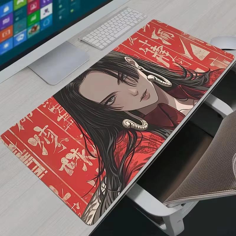Anime Mouse Pad One Piece Boa·Hancock HD Print Computer Gamer Locking Edge Mousepad XXL Keyboard PC Mice Mats Pad for LOL Csgo