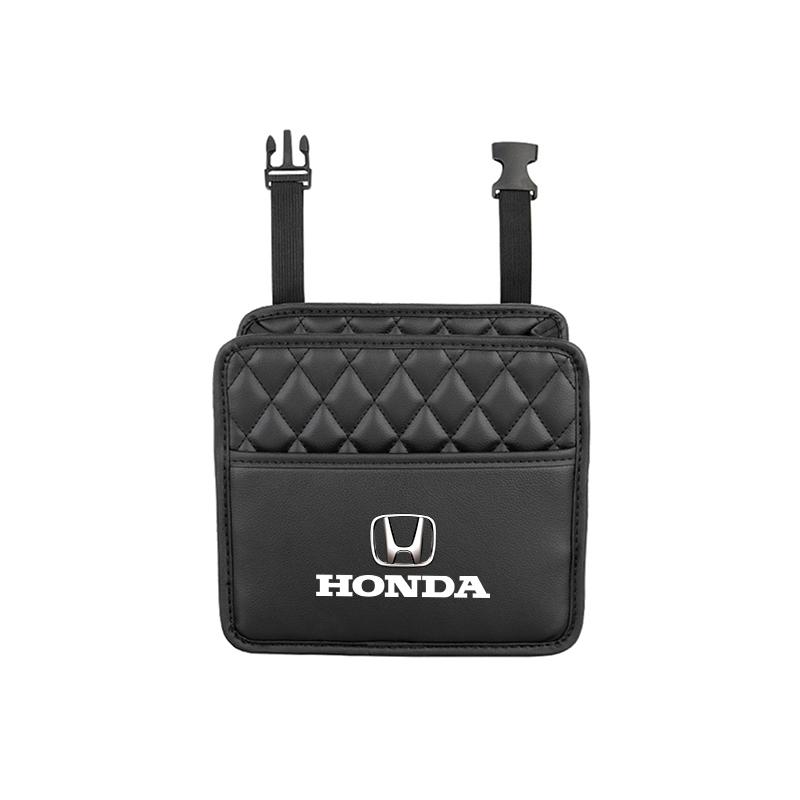 AAADJ1 Car Interior Organizer Storage Box Hanging Leather Bag For Honda Civic Accord Crosstour Spirior Odyssey Avancier UR-V Sienna