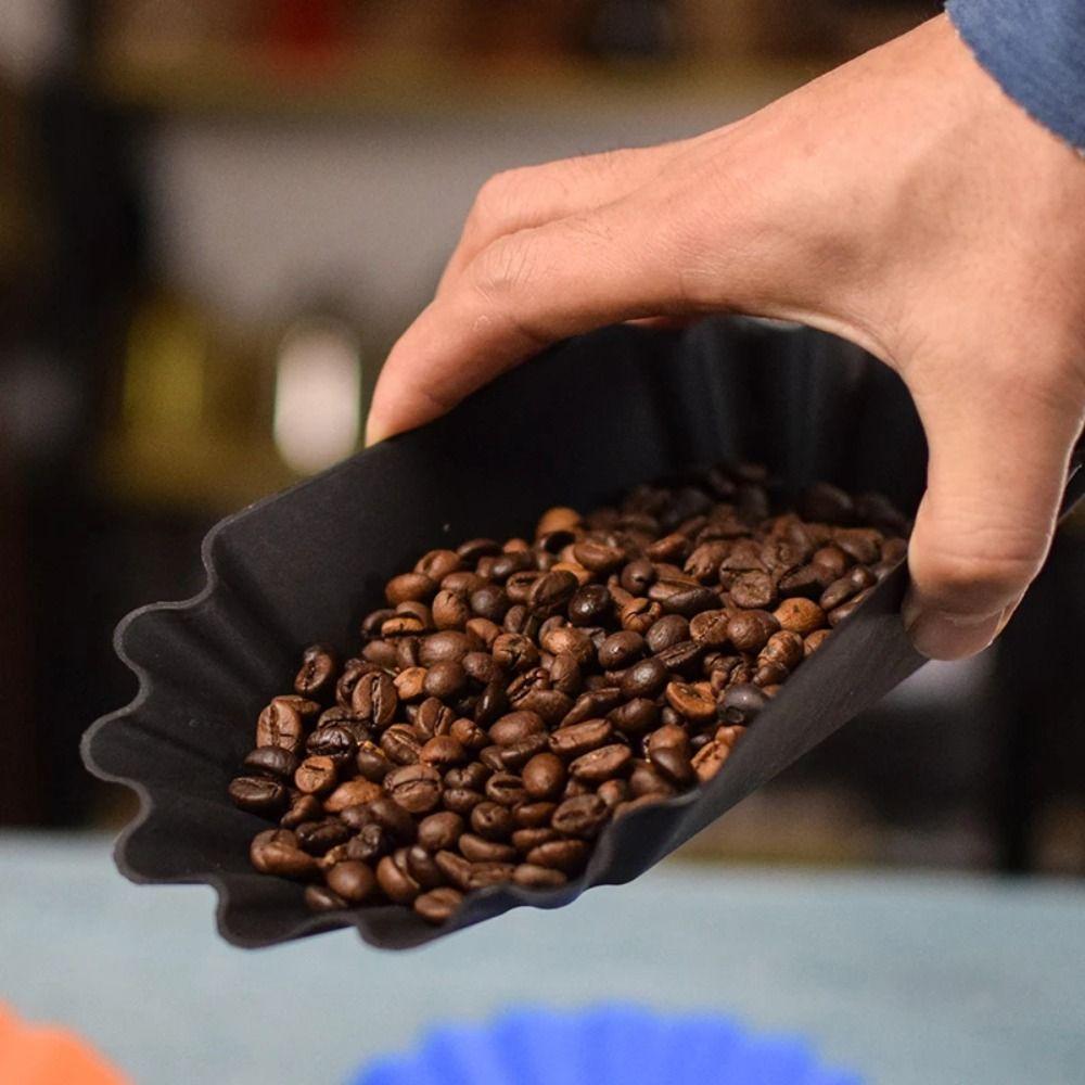 22.3x13x3.5cm Coffee Bean Tray Oval Snack Serving Tray Sample Display Tray Coffee Beans Display