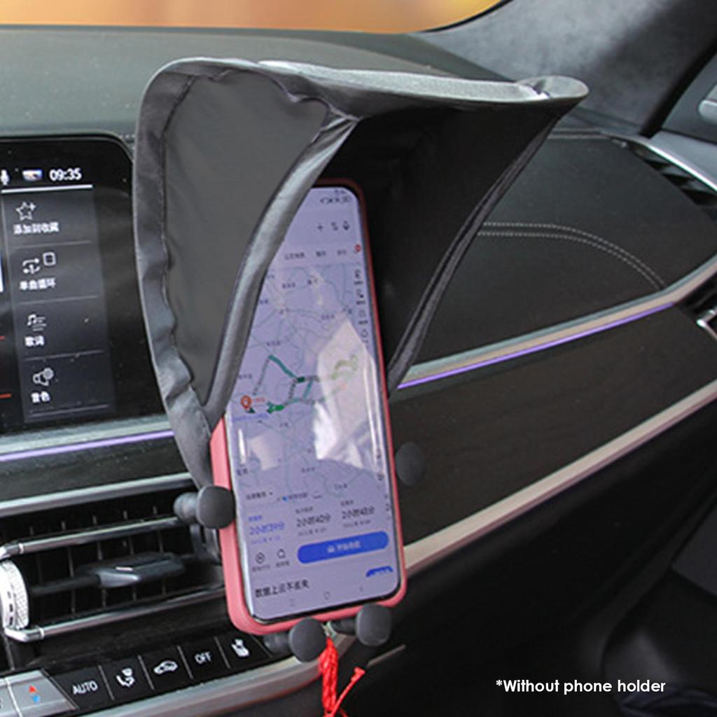 Зонт для телефона от солнца Солнцезащитный козырек для мобильных телефонов Блокировка бликов Подставка для телефона Держатель для мобильного телефона Солнцезащитный козырек для мотоцикла велосипеда