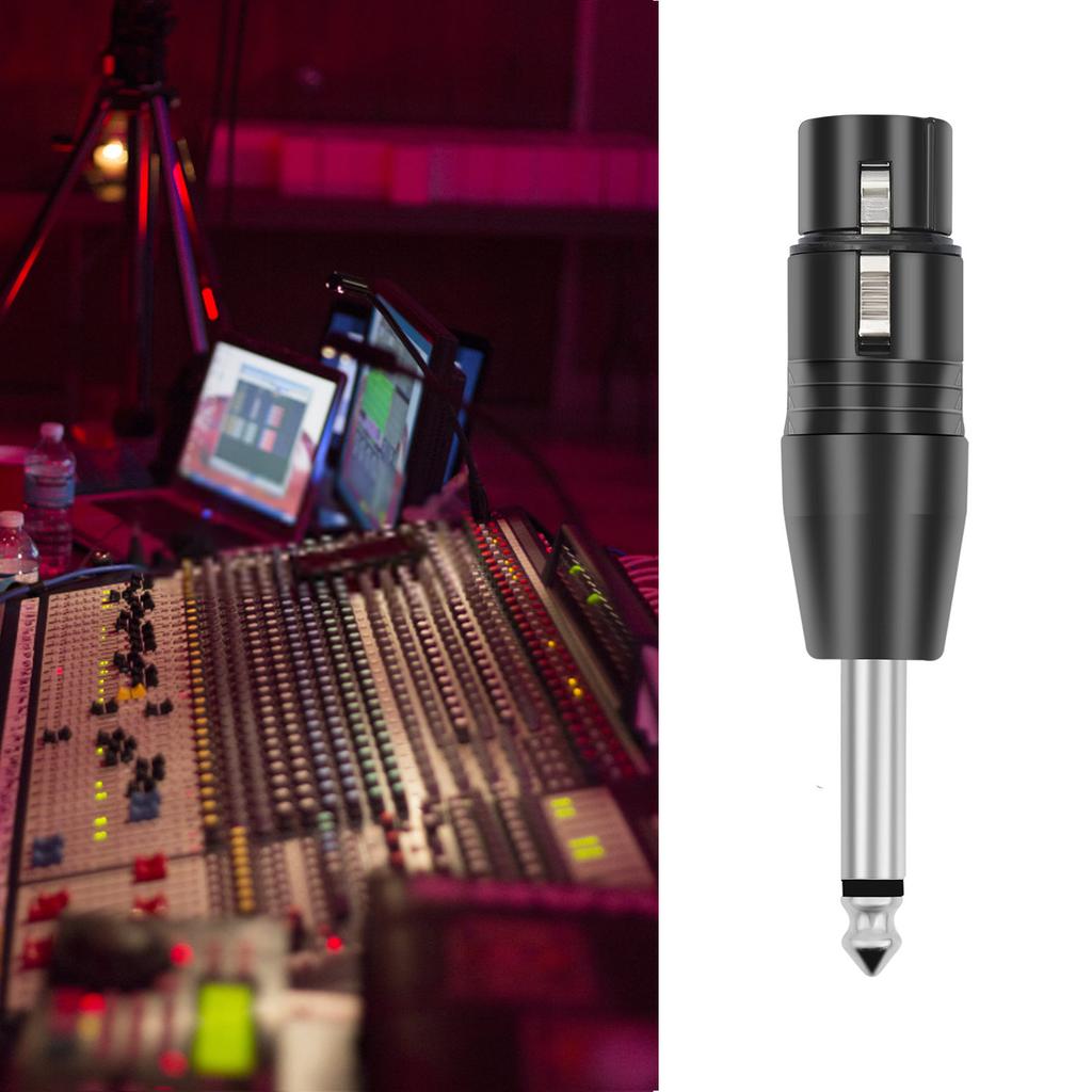 XLR 3Pin Female to 6.35mm 1/4 Inch TRS Male Mono Audio Connectors для профессионального звукового оборудования