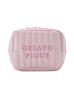 Gelato Pique Quilted Logo Pouch PWGB254623 PNK