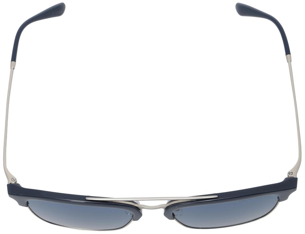 Солнцезащитные очки EA4228 SHINY SILVER 55 [Emporio Armani] мужские СИНИЙ/МАТОВЫЙ