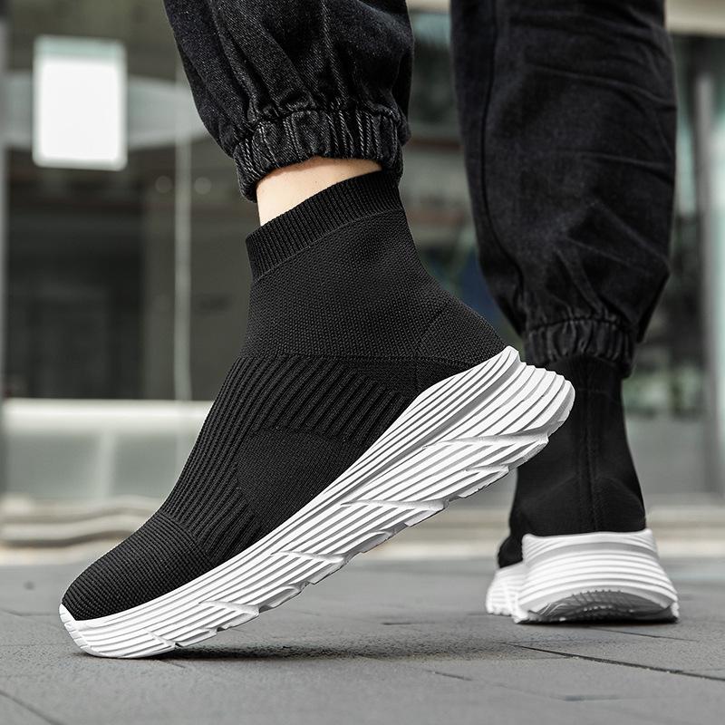 2024 популярная пара обуви, носки из хлопчатобумажной ткани, дышащая и легкая обувь с одной педалью, повседневная спортивная обувь