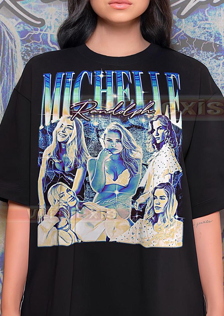 Michelle Randolph T-Shirt, Vintage Actress Star Celebrity Performer Tee, 90s Retro Throwback, Michelle Randolph Sweater