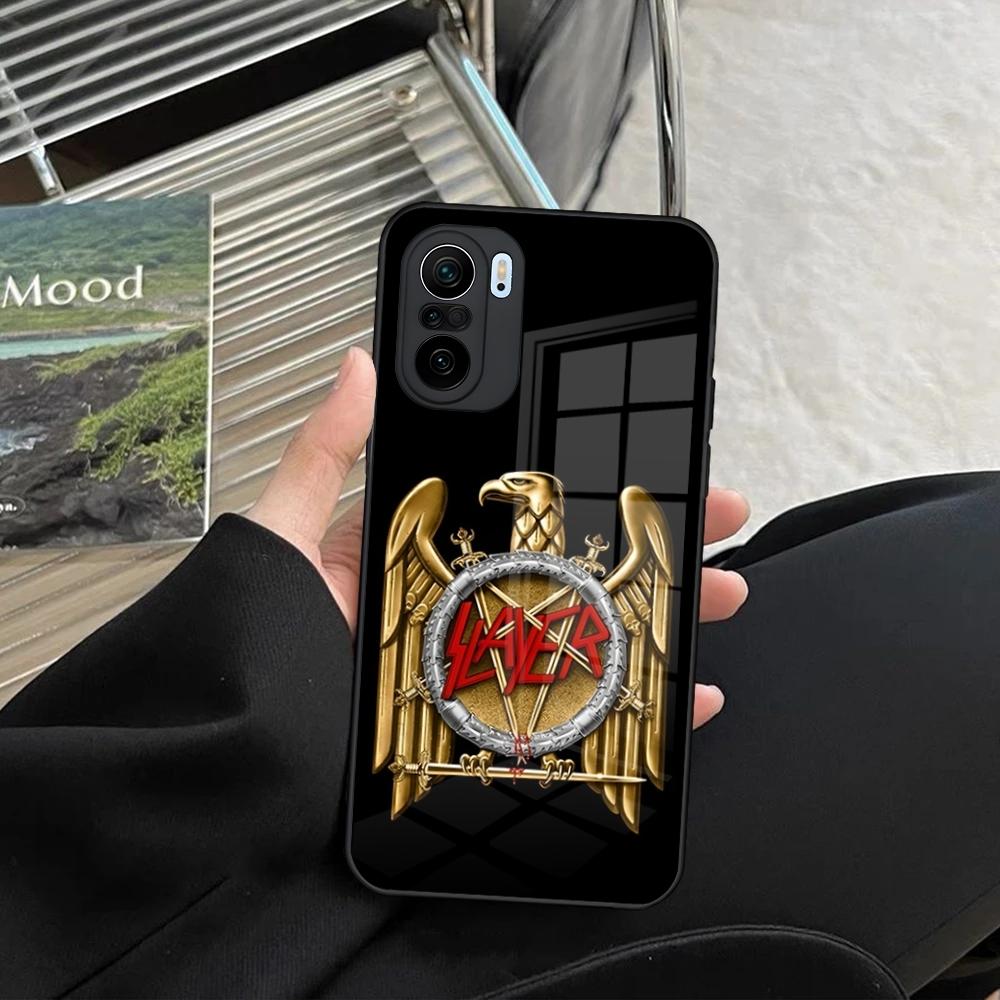 Чехол для телефона Slayer Heavy Metal Rock Band для Xiaomi Redmi Note 14 13 12 11 Ultra Pro Lite 5G закаленное стекло