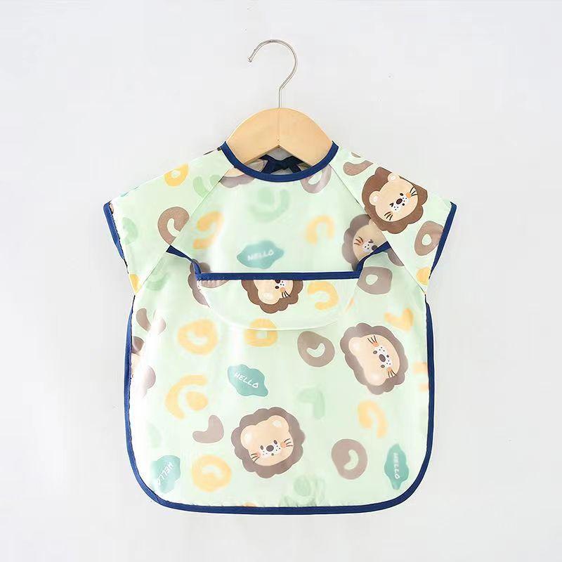 0-1Y Милые Мультяшные Детские Нагрудники Водонепроницаемые Младенцы Едят Дети Рисуют Без Рукавов Детские Банданы Нагрудники Мягкие Детские Нагрудники Еда Отрыжка