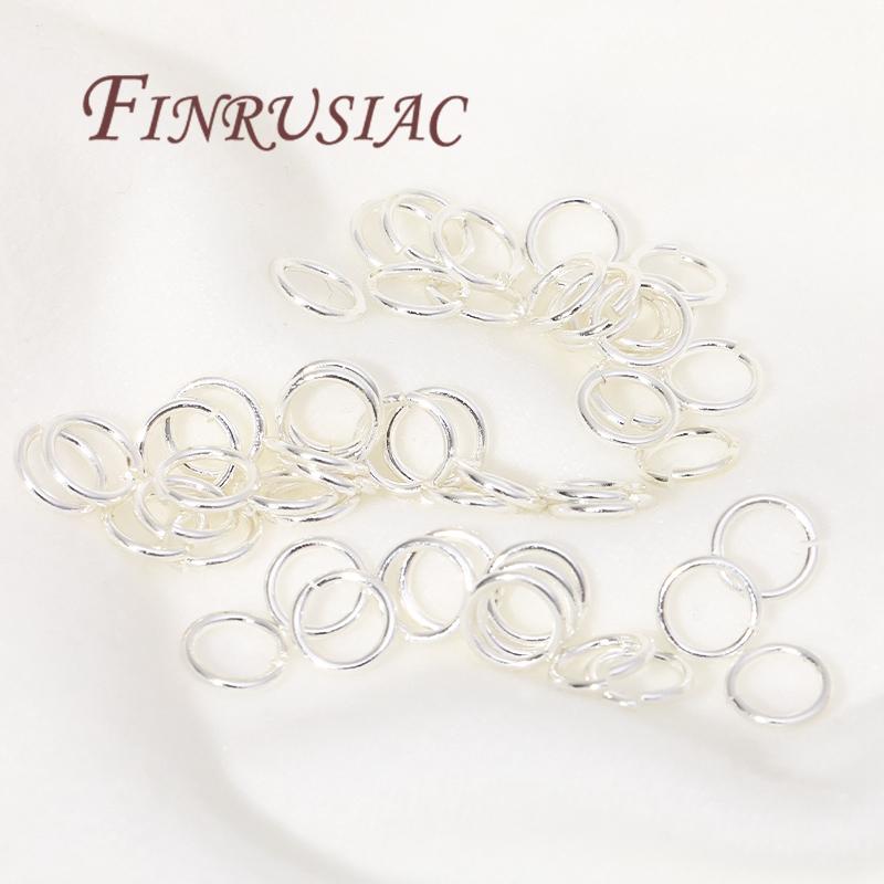 20-200Pcs 3-8mm Gold Plated Split Ring Open Jump Rings Connectors For DIY Jewelry Making Supplies Connecting Rings