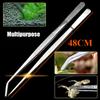 48CM Stainless Steel Tweezers Aquarium Tools Water Grass Fish Tank Landscaping Thickened and Hardened with Toothed Long Tweezers