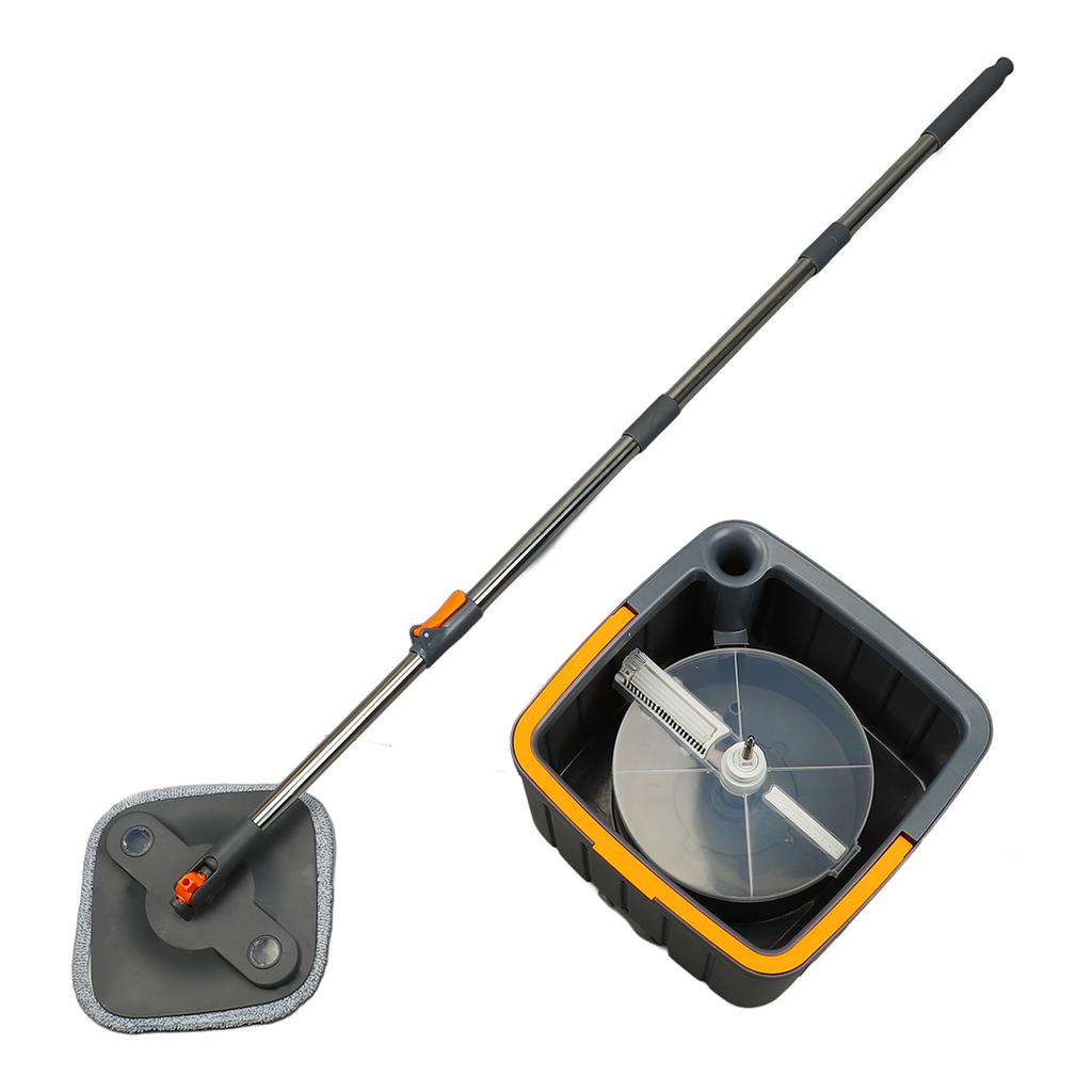 Набор ведер для швабры с функцией самоотжима, грязная и чистая вода, вращающаяся на 360 градусов система ведер для швабры