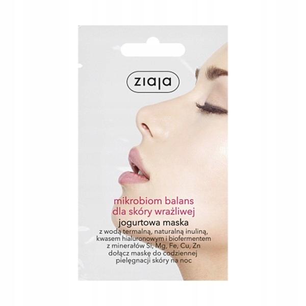 Ziaja maska do twarzy skóra wrażliwa mikrobiom balans 7 ml / 5154