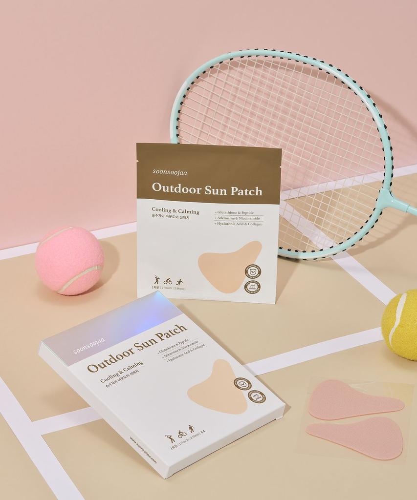 Outdoor Sun Patch 1-Use Pack (1 Pouch, 2 Sheets) x 4 Pieces