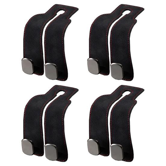 4 крючка для хранения на спинке автомобильного сиденья, прочные, выдерживающие нагрузку, простые в установке, многофункциональные, автомобильные