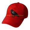 49MD Унисекс Бейсболка с Готической Вышивкой Ворона Регулируемая Snapback Кепка Папы для Повседневной Активности Защита от Солнца на Открытом Воздухе Головной Убор